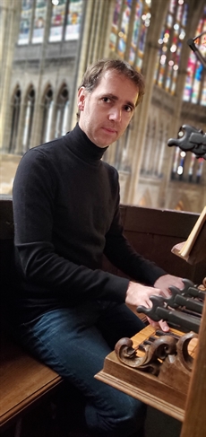 Thierry Ferré à l'orgue